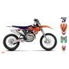 12822 graphics kit ktm sx sxf 19 20 k9 le bike