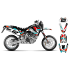 graphics kit ktm lc4 sxc 99 05 x rut r1 bike