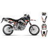 graphics kit ktm lc4 sxc 99 05 x rut r3 bike