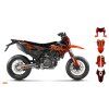 graphics kit ktm smc r 690 19 22 flash le bike