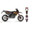 graphics kit ktm smc r 690 19 22 flash st bike