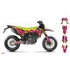 graphics kit ktm smc r 690 19 22 fluo artlex le bike