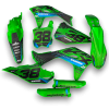 gfp kawasaki kxf 250 450 24 xx green slide st
