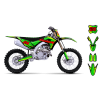 graphics kit kawasaki kx 450f 24 fluo artlex le bike