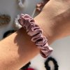 Lavender Veil - hedvábná scrunchie gumička