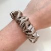 Gold Taupe - hedvábná scrunchie gumička