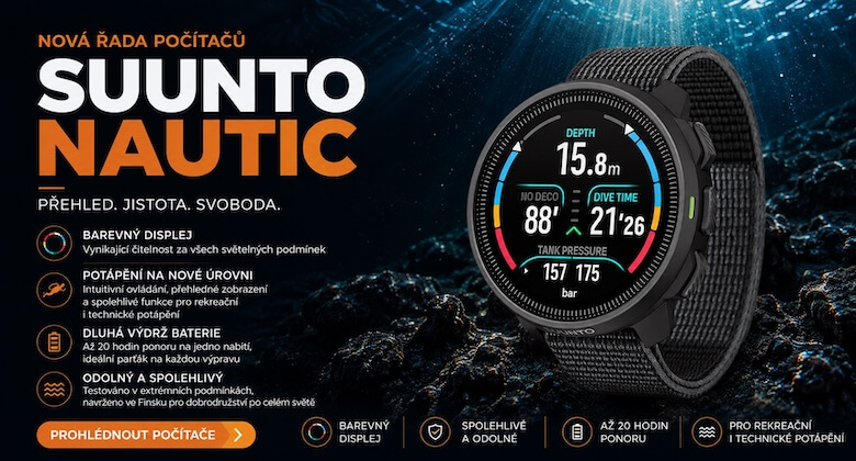 Potápěčský počítač Suunto Nautic S