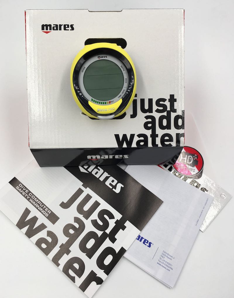 Počítač Mares Puck Pro balení žlutý