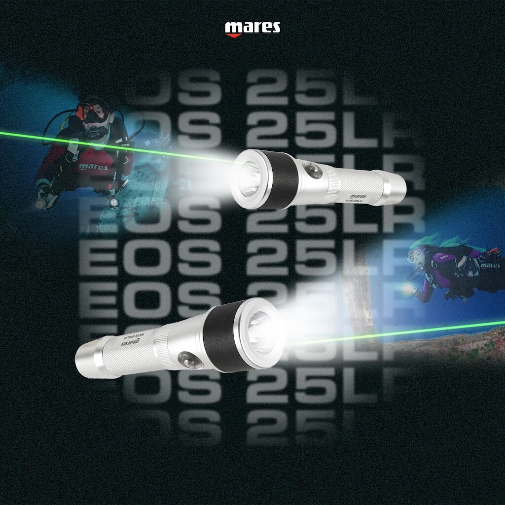Potapecska-svitilna-Mares-EOS-25LR-Laser-sviceni-laser