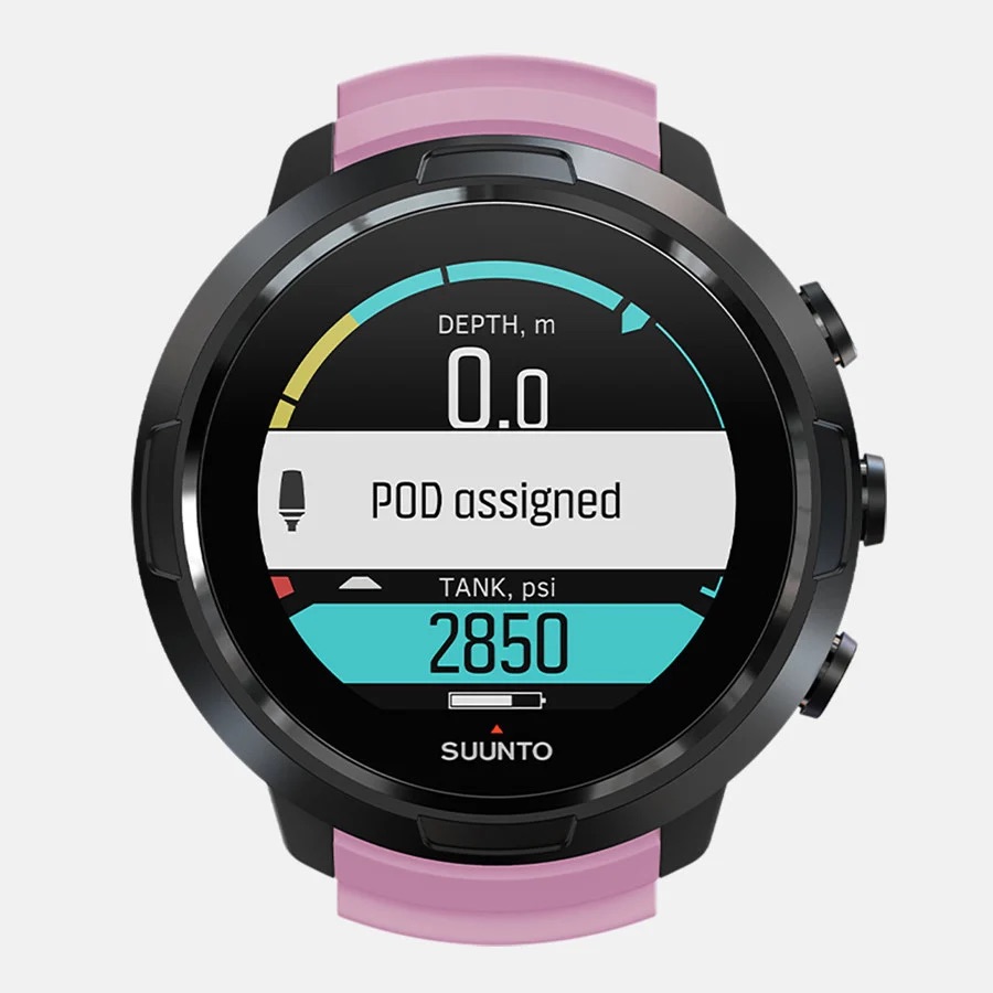 Potapecsky-pocitac-Suunto-D5-Pink-parovani-tank-pod