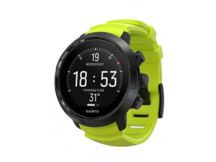 Potapecske hodinky Suunto D5 limetkove