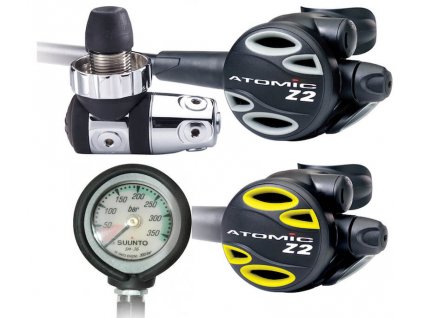 Set Atomic Aquatics Z2 + octopus + manometr