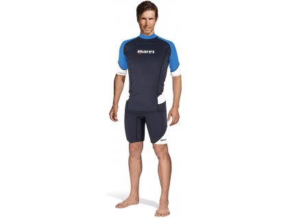 LYCROVÉ TRIČKO MARES RASH GUARD TRILASTIC PÁNSKÉ S KRÁTKÝM RUKÁVEM