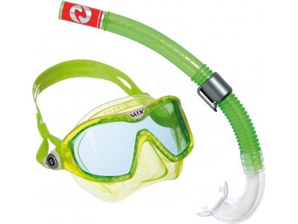 Detsky snorchlovaci set Aqualung Mix lime