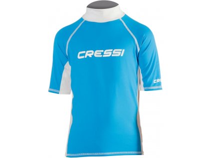 Lycrove tricko Cressi rash guard junior modre