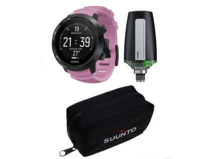Potapecsky pocitac hodinky Suunto D5 pink set s Tank Pod Multi