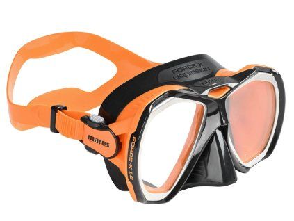 Potapecska maska Mares FORCE X LiquidSkin oranzova
