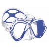 Maska na potapeni Mares X Vision LiquidSkin trannsparent modra 2