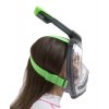 Celooblicejova maska na snorchlovani Seac Unica lime S