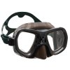 Maska na freediving Mares Spyder hneda apnea