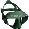 Potapecska maska bryle na freedivingova Cressi Atom zelena