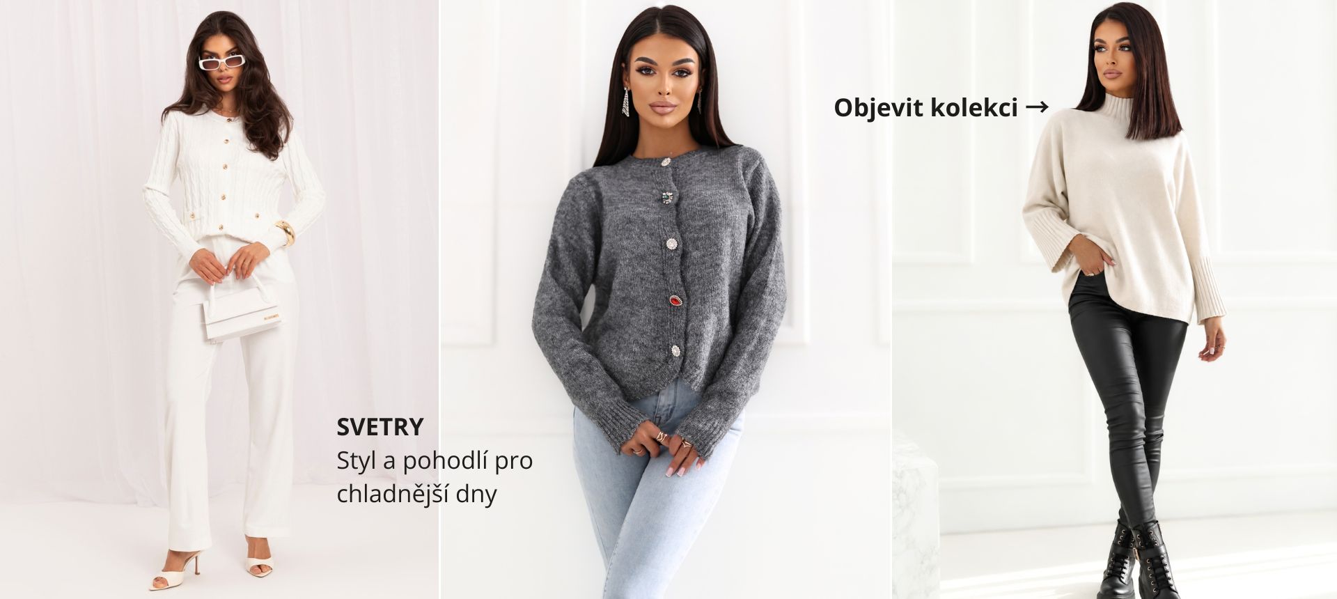 Elegantní svetry Fall 2026