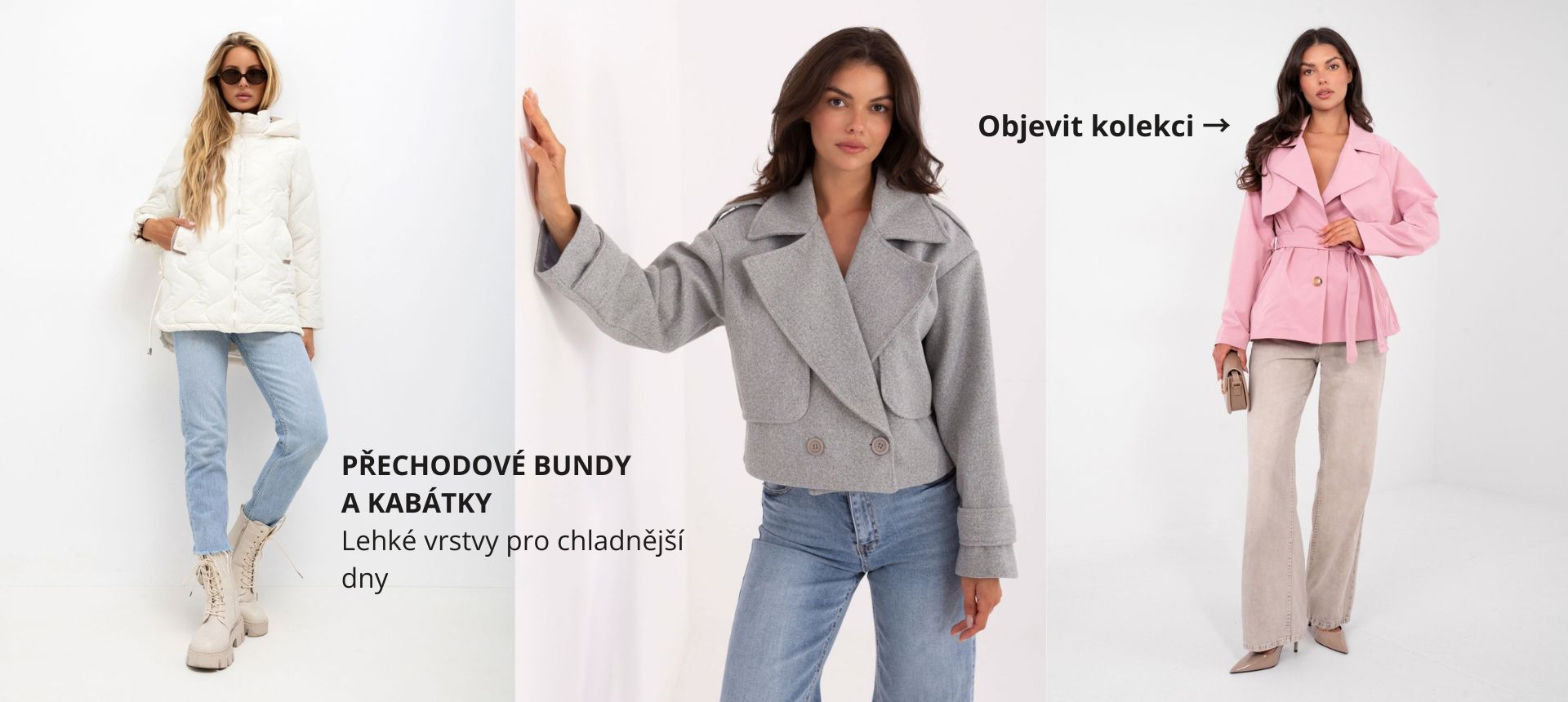 Přechodové bundy a kabátky Fall 2026