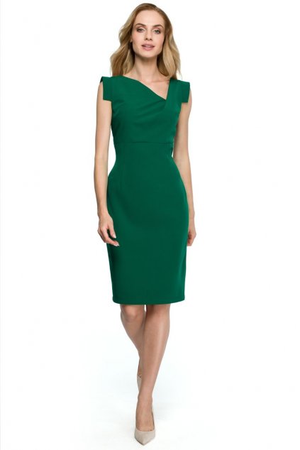 Elegantní šaty Style S121 zelené