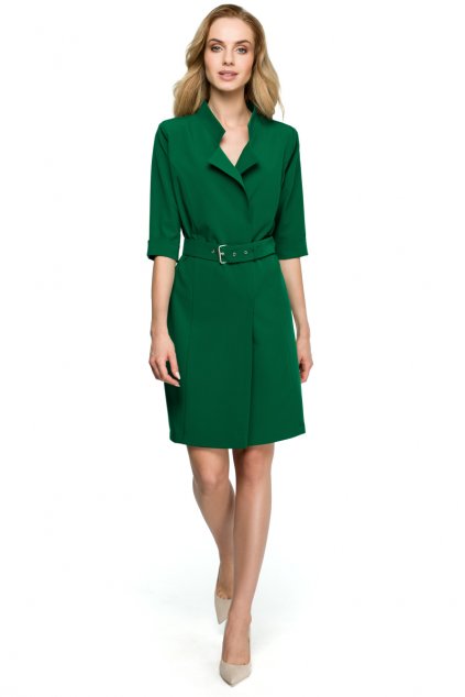 Elegantní šaty Style S120 zelené