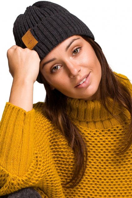 Čepice beanie Be BK059 tmavě šedá