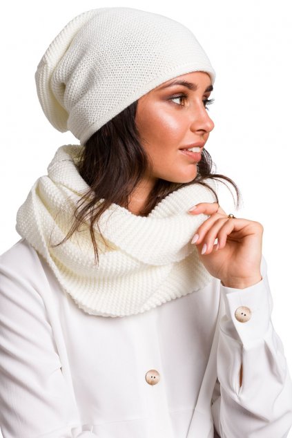 Čepice beanie Be BK044 smetanová