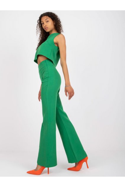Letní komplet topu a kalhot Italy Fashion zelený