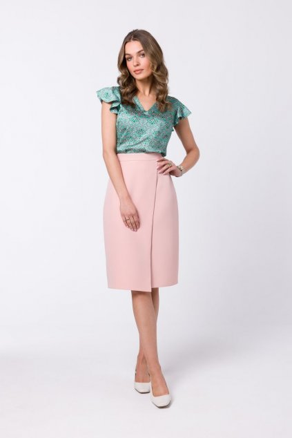 Elegantní sukně Stylove S343 růžová