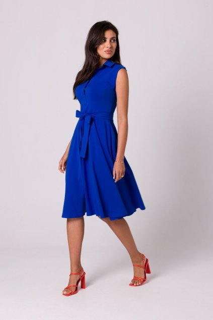 Propínací letní šaty Be B261 modré
