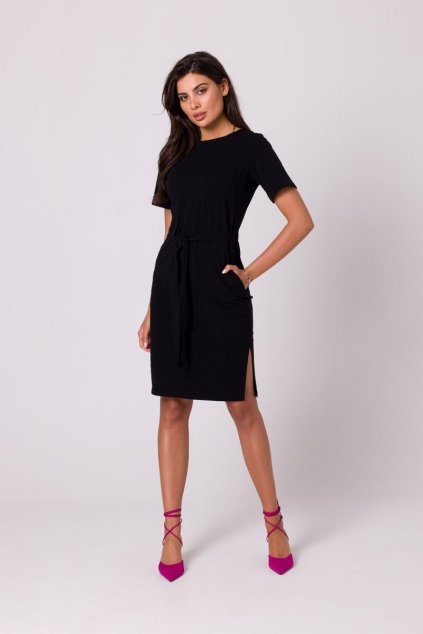 Letní elegantní šaty Be B263 černé