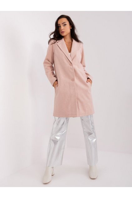 Elegantní kabát Eight 2 Nine růžový