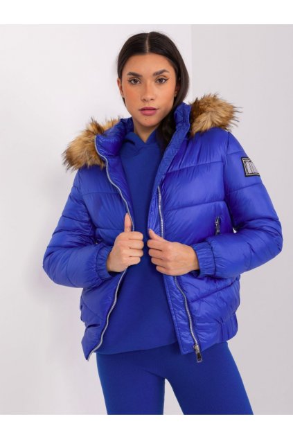 Prošívaná zimní bunda Trendy.ING modrá
