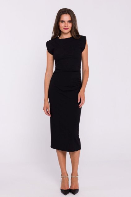 Elegantní pouzdrové šaty Stylove S382 černé