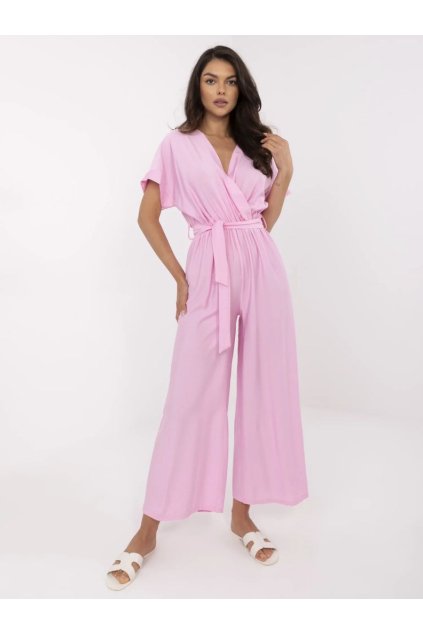 Letní overal Italy Fashion růžový