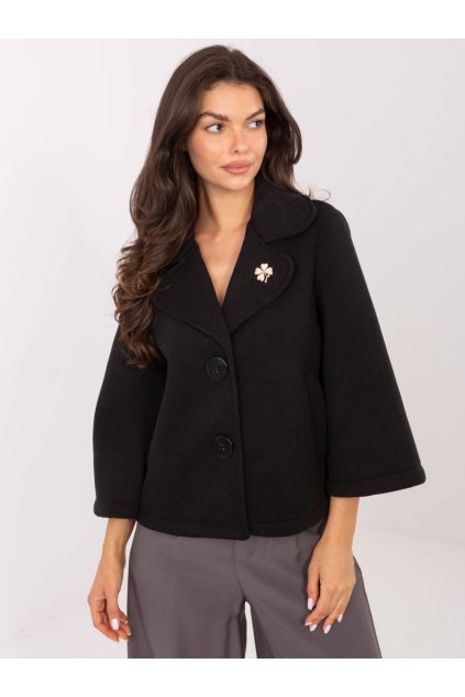 Elegantní podzimní kabátek do A Rue Paris černý