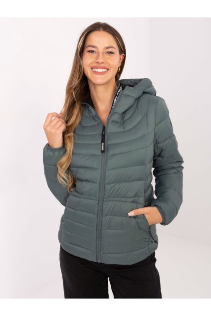 Prošívaná zimní bunda Sublevel tmavě zelená