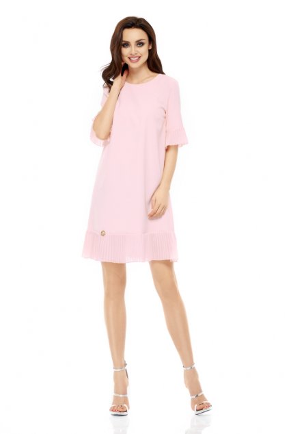 Dámské společenské šaty Lemoniade L243 růžové