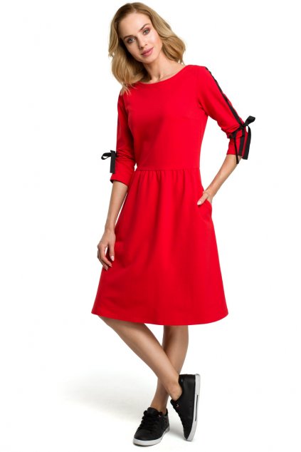 Sportovní šaty MOE M388 červené