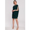 Elegantní vrstvené šaty Style S262 zelené