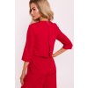 Elegantní overal s dvojitým topem MOE M798 červený