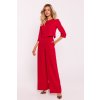 Elegantní overal s dvojitým topem MOE M798 červený