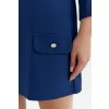 Elegantní minišaty Makover K148 modré