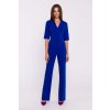 Společenský peplum overal Style S377 modrý