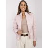Přechodová bunda na zip Italy Fashion světle růžová