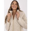Přechodová bunda na zip Italy Fashion béžová